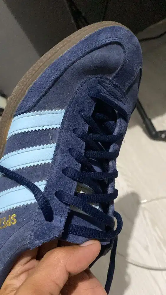 Jual sepatu adidas spezial handball navy blue gum argentina original