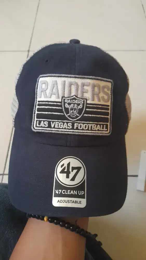 Las Vegas Raiders NFL '47 Four Stroke Clean Up Snap Back Cap Hat / NWT