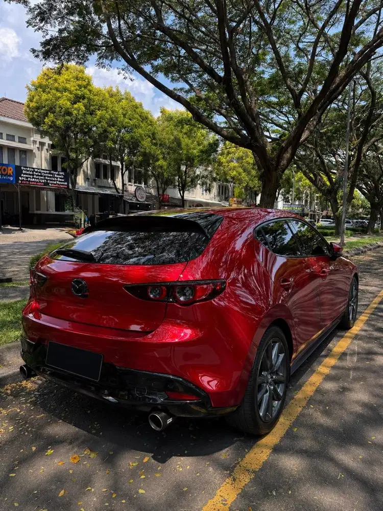 Mazda 3 hatchback soul red simpanan