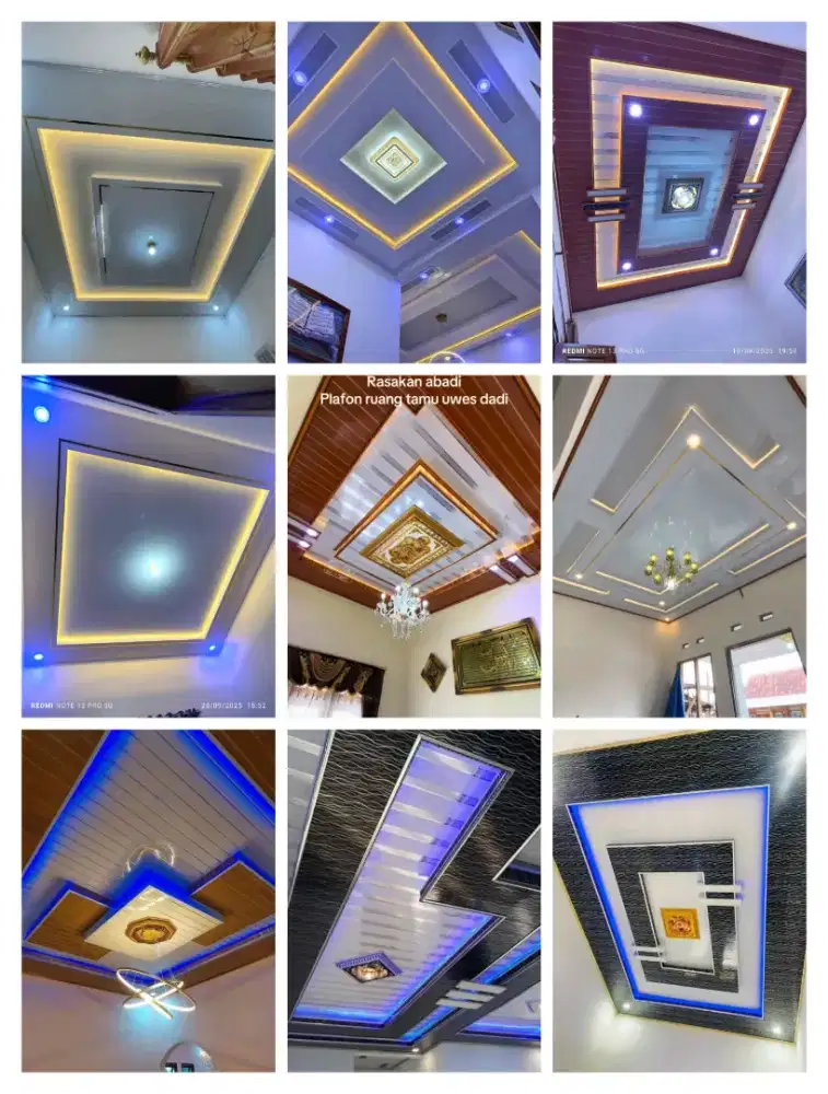 PLAFON PVC JASA PEMASANGAN DAN BAHAN