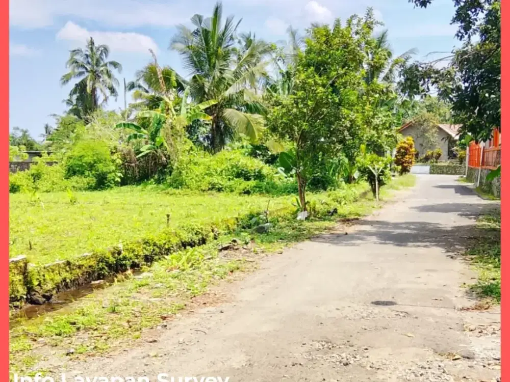 Tanah SHM Pekarangan Barat Jl Palagan Jogja Sleman