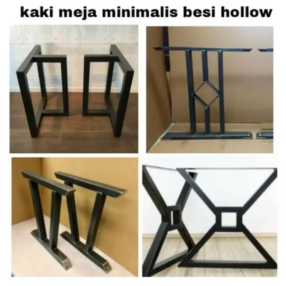 Rangka meja minimalis