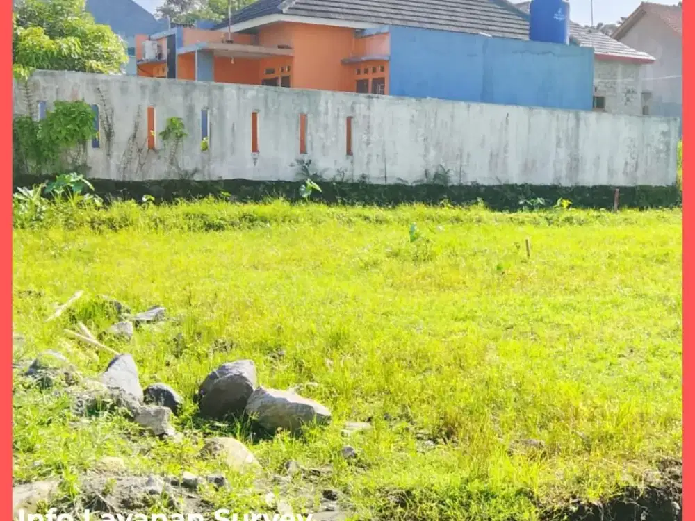 Tanah Area Jl Kaliurang Km10 Dekat Pasar Gentan SHM