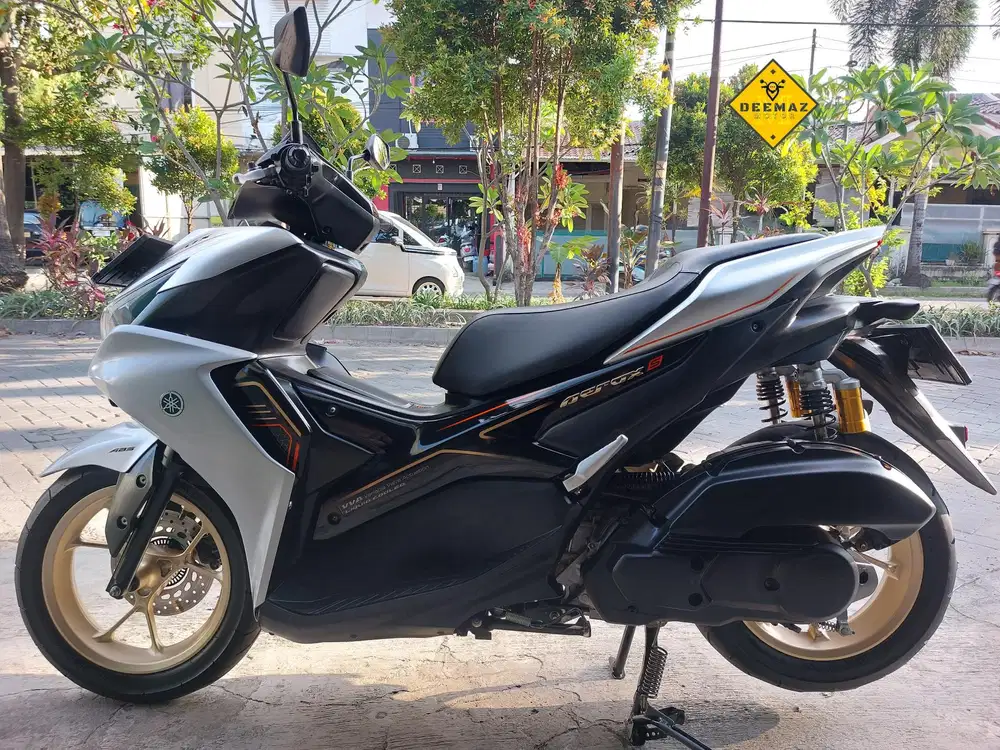 (DP 500)‼️ Plat B TangSel Aerox ABS Keyless Connected Silver 2023