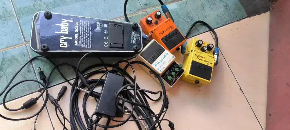 Efek guitar gitar distortion super overdrive digital delay cry baby