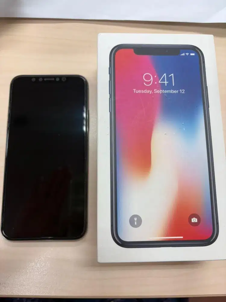Jual Iphone X second 256GB hitam