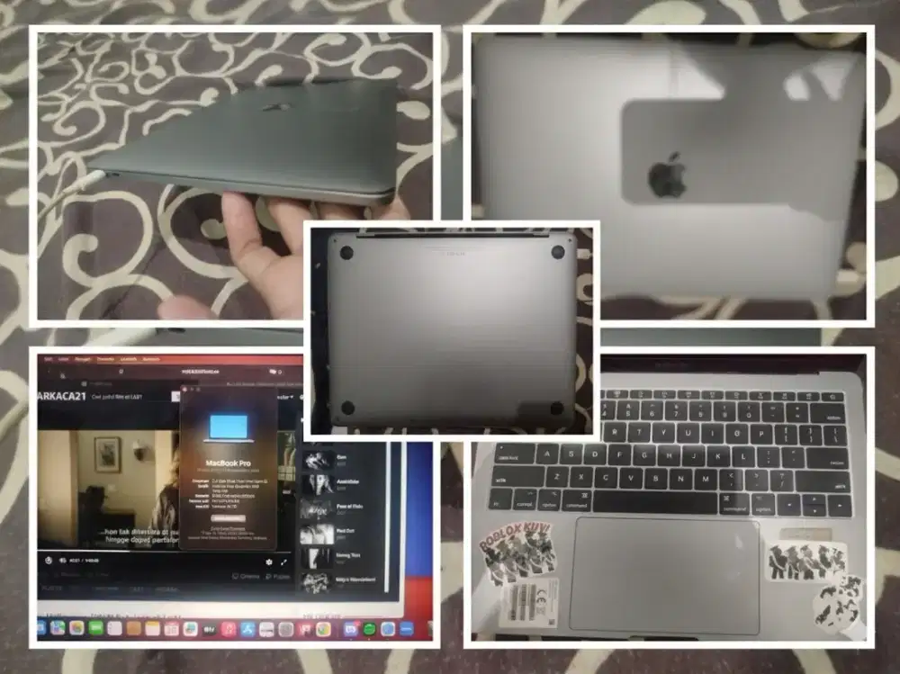 MacBook Pro 13-inch 2017 Space Grey - Smooth & Siap Pakai
