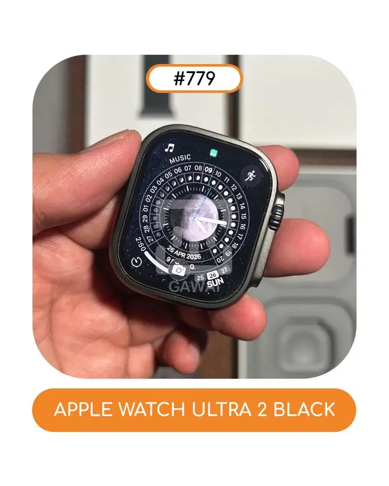 #779 Apple Watch Ultra Gen 2 Dark Green 49 Garansi 13 May 2026 BH 100%