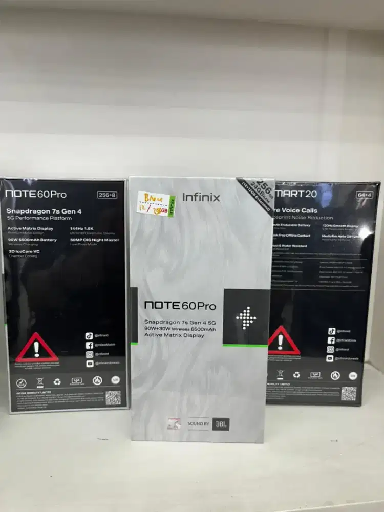 INFINIX NOTE 60 PRO 12/256 NEW SEGEL PROMO