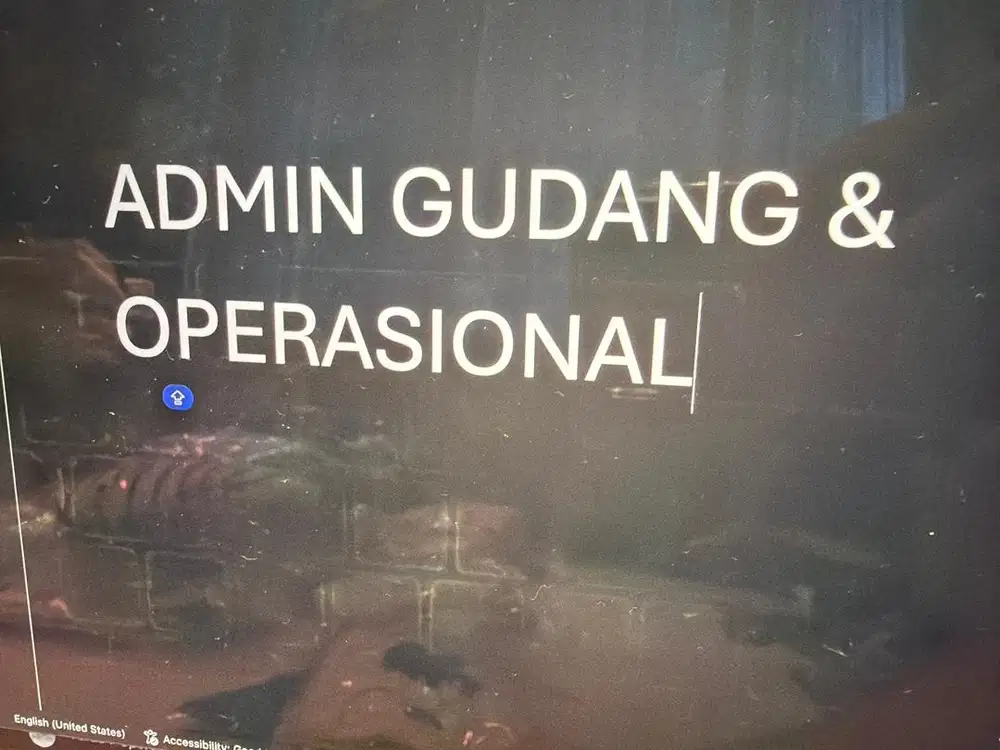 Admin gudang & operasional