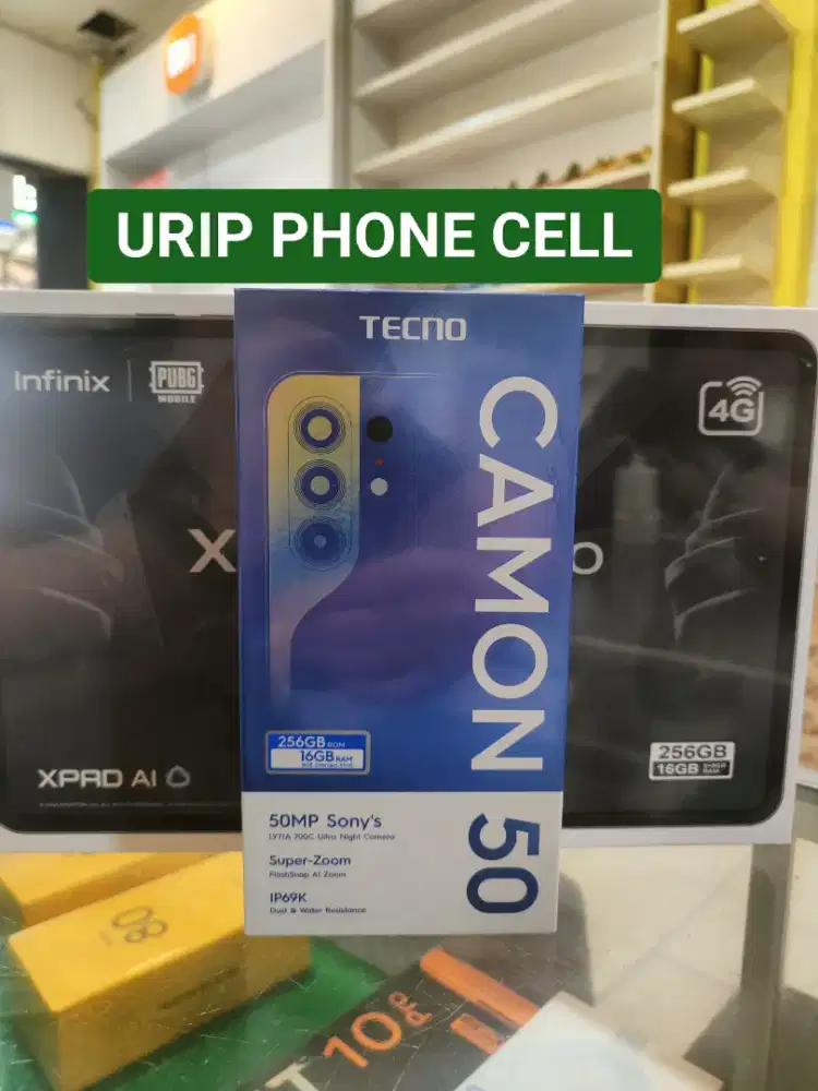 TECNO CAMON 50 8/256 promo+bonus cash & credit garansi Resmi