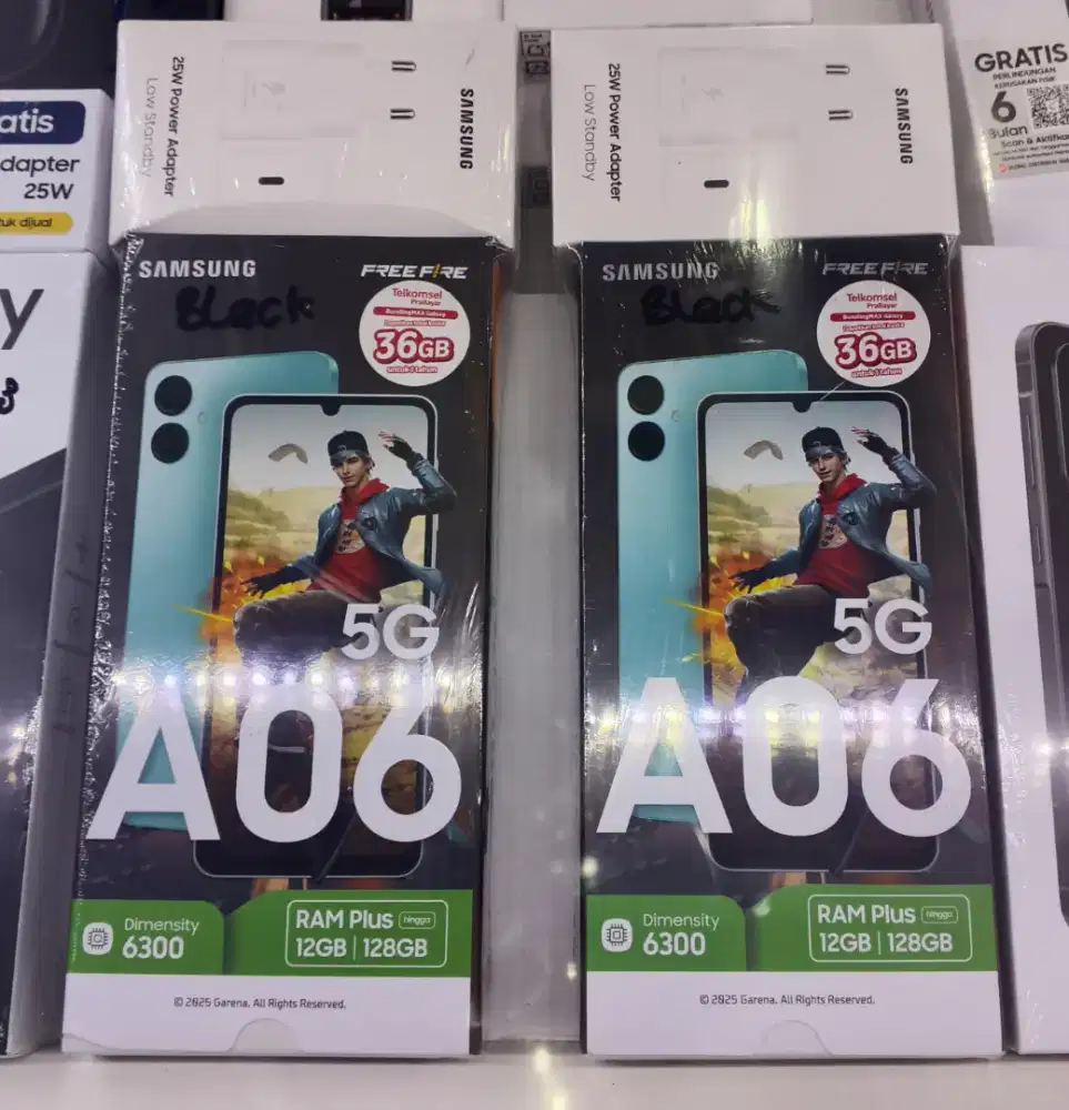 Samsung Galaxy A06 5G 6GB+128GB Black BNIB Garansi Resmi SEIN