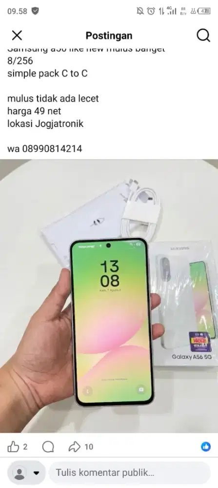 Samsung A56 5G Mulus Banget Istimewa