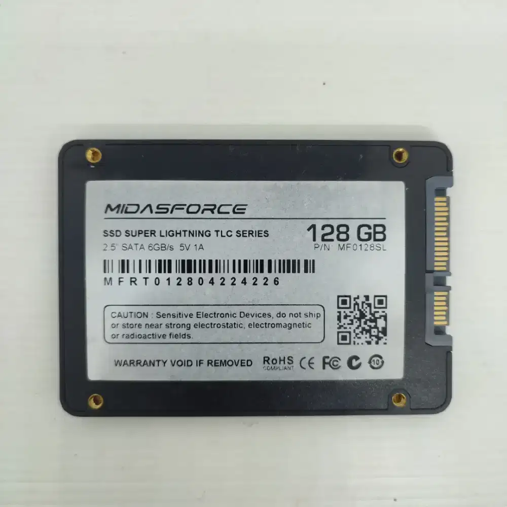 SSD midasforce 128 GB super lightning TLC series BEKAS RASA BARU