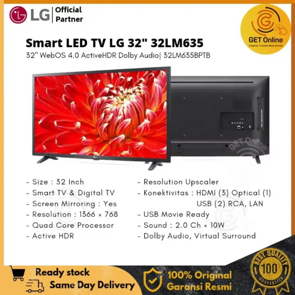 SMART LED TV LG 32 32LM635