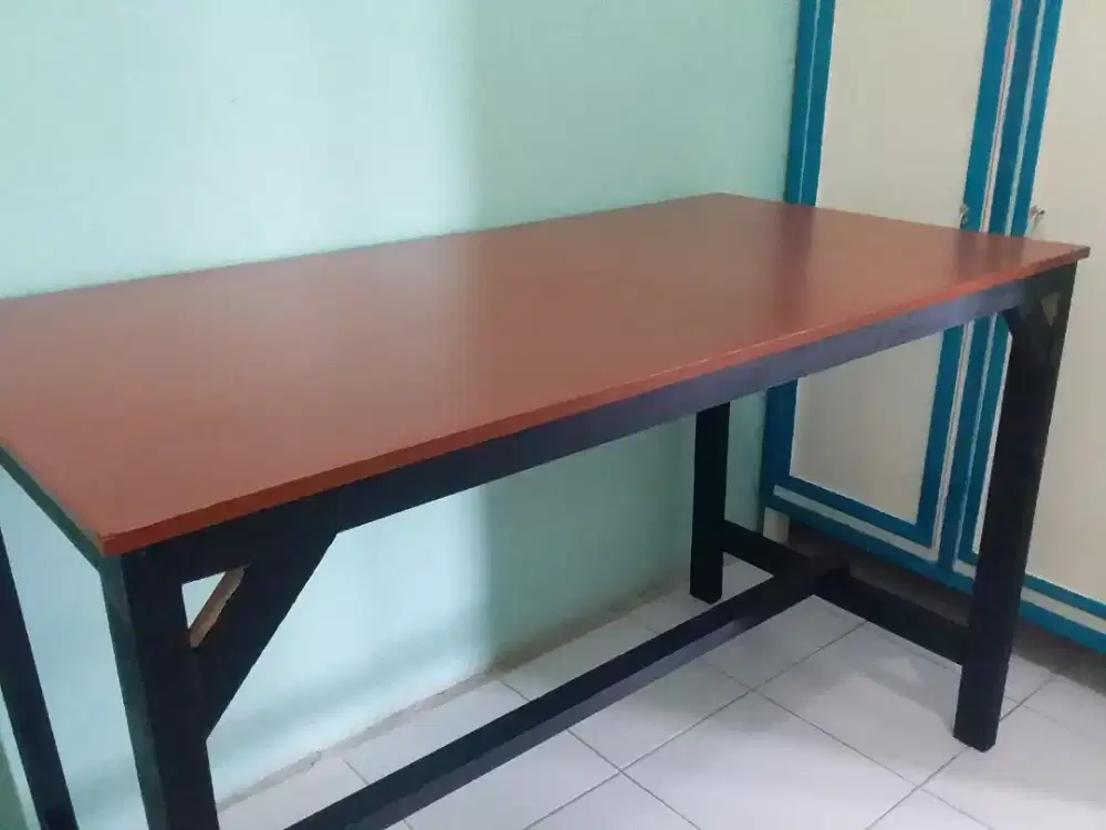 meja jualan bahan plywood