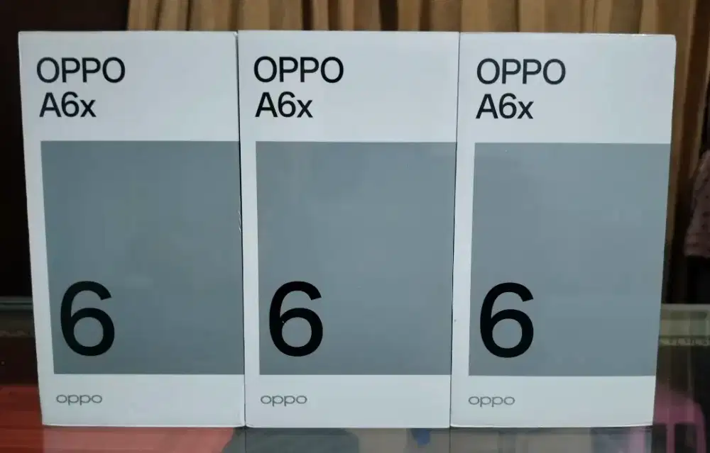 New OPPO A6x 8/128 Garansi Resmi 1 Tahun