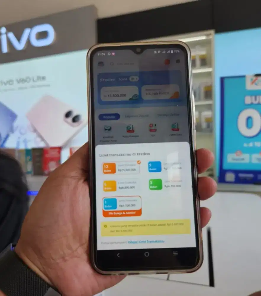 SISA 1 UNIT SAJA RENO 12F 5G RAM 12/512 HARGA 4JUTAAN KREDIT DP 0