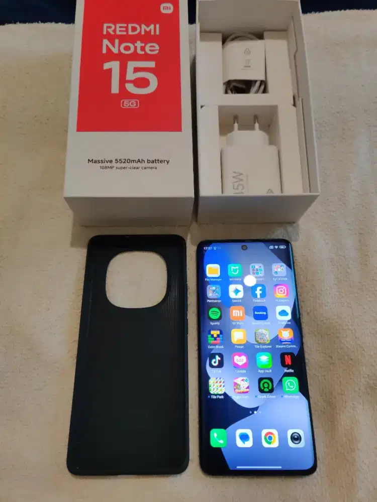 Redmi Note 15 5G ram 12/512gb Like New no minus grs Resmi baru 2bln