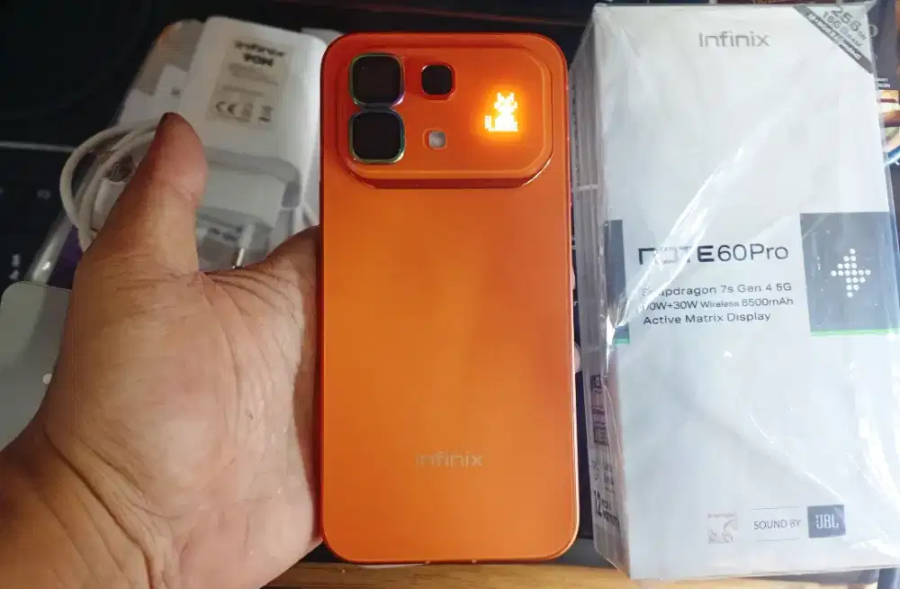 Handphone Infinix Note 60 Pro 5G 8+8/256Gb Mulus Like New Garansi 1Thn