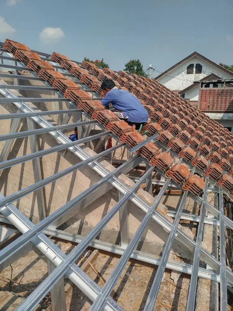 Ahlinya Renovasi Atap Lapuk Dgn Baja Ringan Serahkan Pada BIMA TRUSS