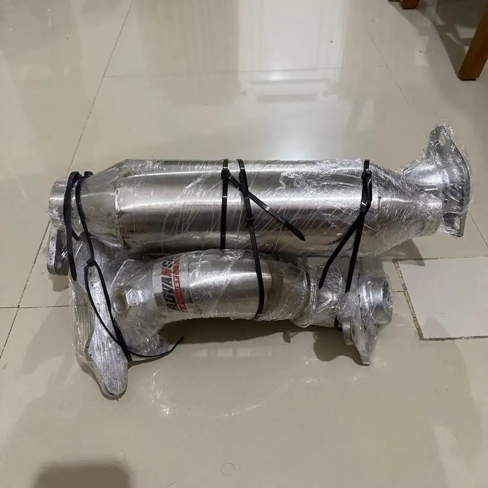 Down pipe, front pipe, resonator