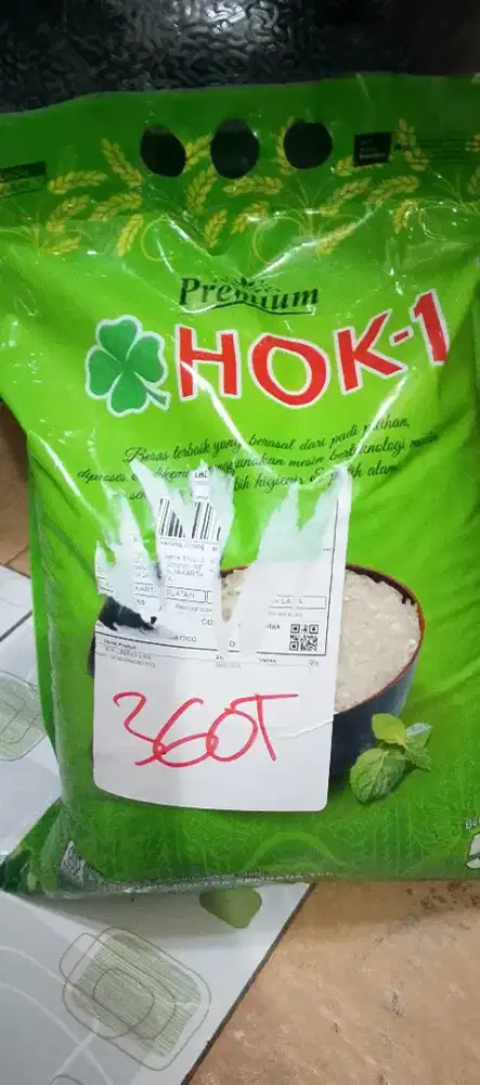 beras 5 kg merk hoki