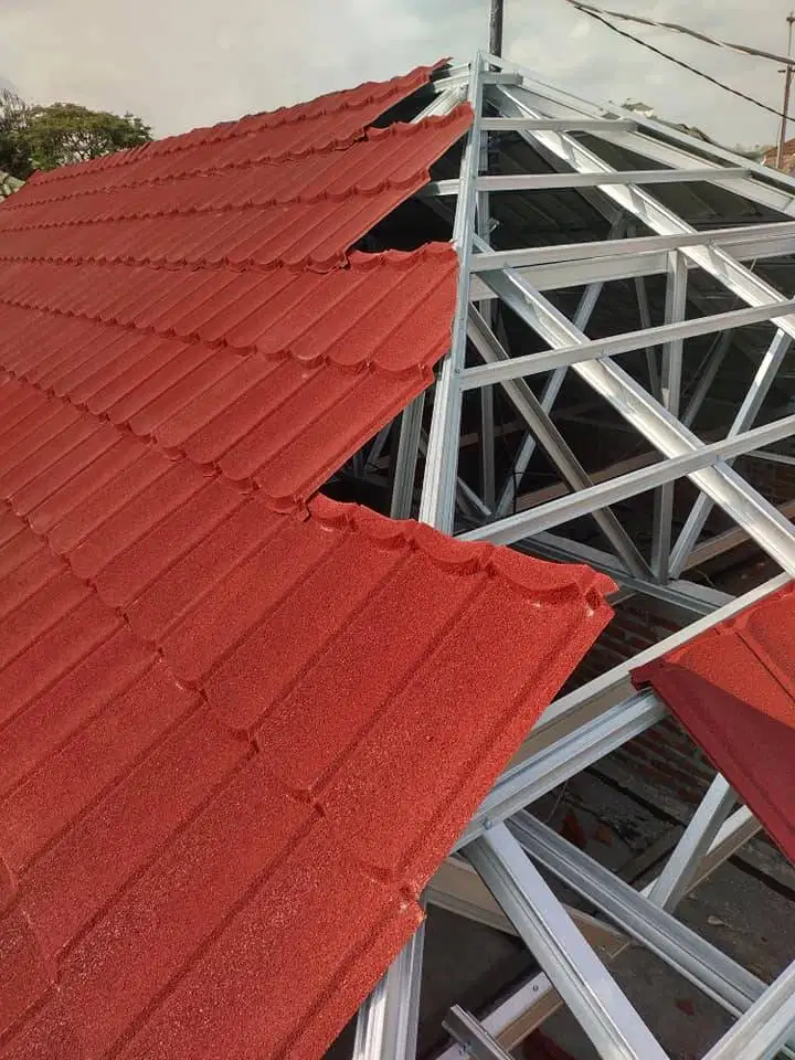 Renovasi Atap Lapuk Ganti Baja Ringan MURAH dan Naik Dinding Bata