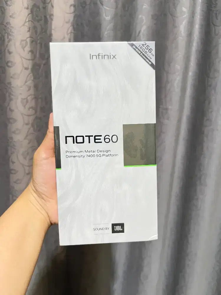Dijual cepat infinix note 60 5G black