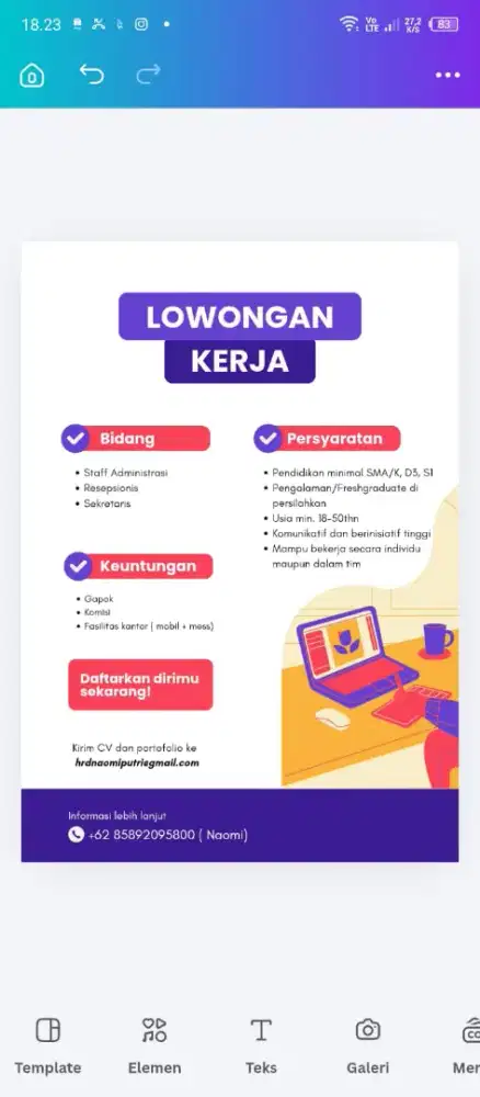 Lowongan pekerjaan Jakarta Selatan