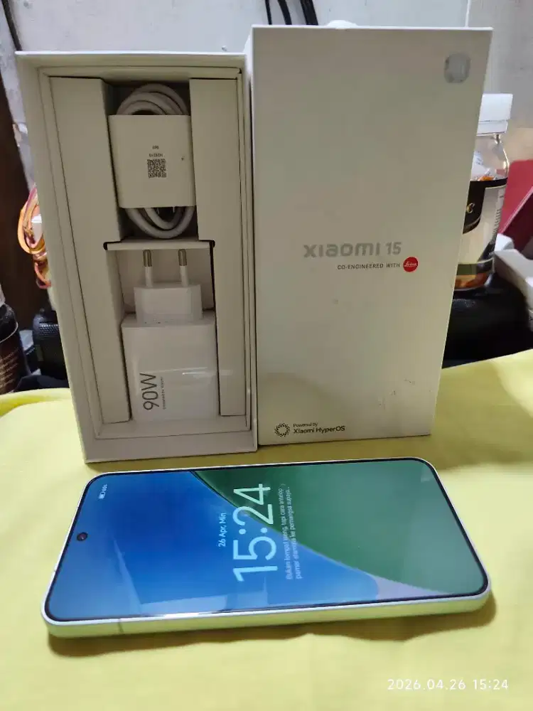 Xiaomi 15 12/256 Fullset ori segel mulus garansi ON 2027