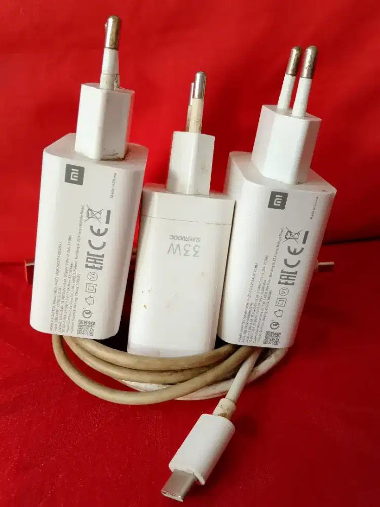 Charger Xiaomi 33w fast charger original cabutan bandung
