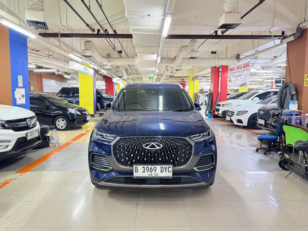 Chery Tiggo 8 Premium 2025 Matic Biru Sunroof Panoramic