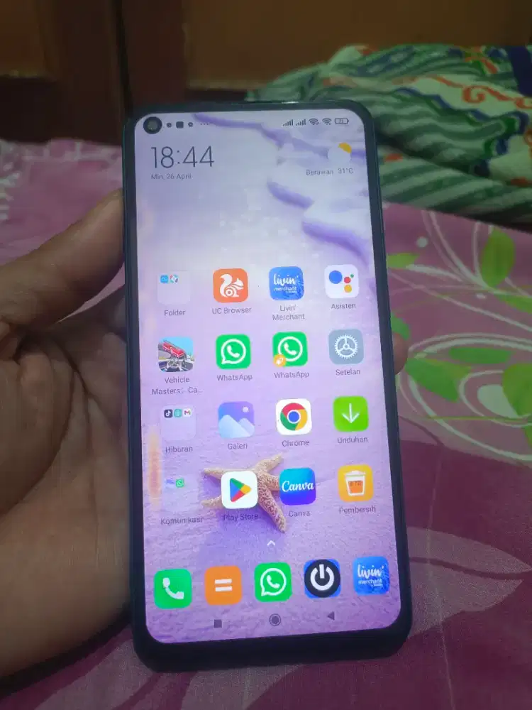 Jual redmi note 9 .. Ram4/64gb