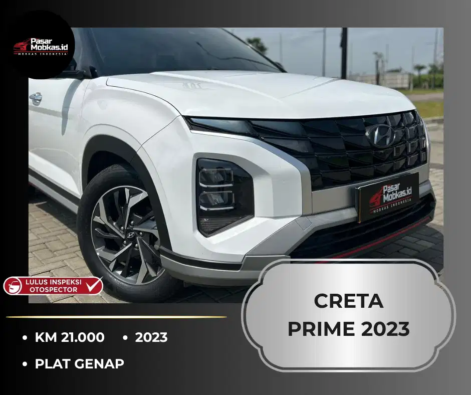 CRETA PRIME 2023 TWO-TONE AT MATIC GENAP