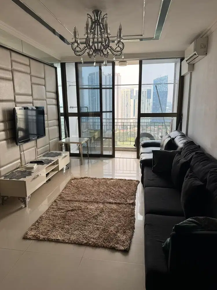 Dijual Cepat Apartemen Taman Rasuna 3BR,Furnish,91M2,SHM