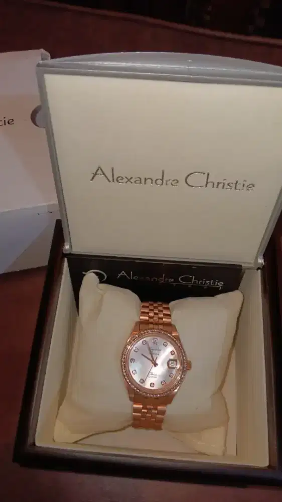 Alexandre Christie Classic Steel AC 5012 LDBRGMD MOP Dial Rose