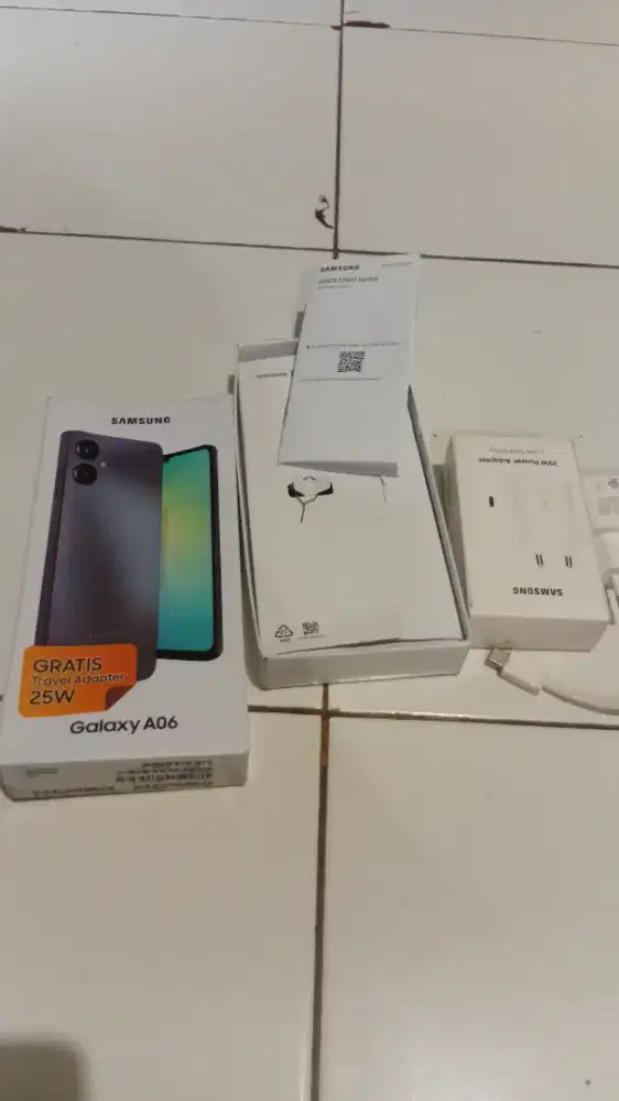Samsung a06 Ram 6+6 /128 Fullset