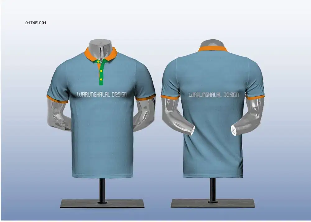 Mockup desain Jersey format coreldraw