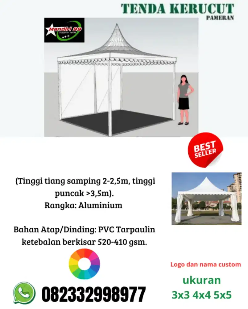 TENDA SARNAFIL 3x3