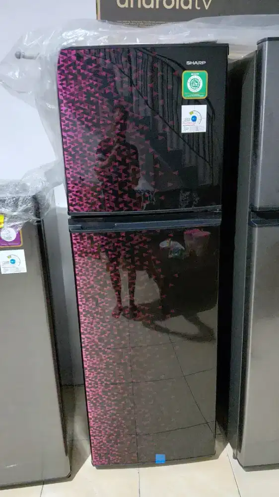 Kulkas sharp shene 2pintu gres