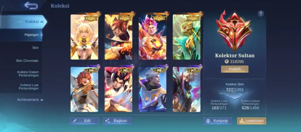 Akun sultan mobile legends