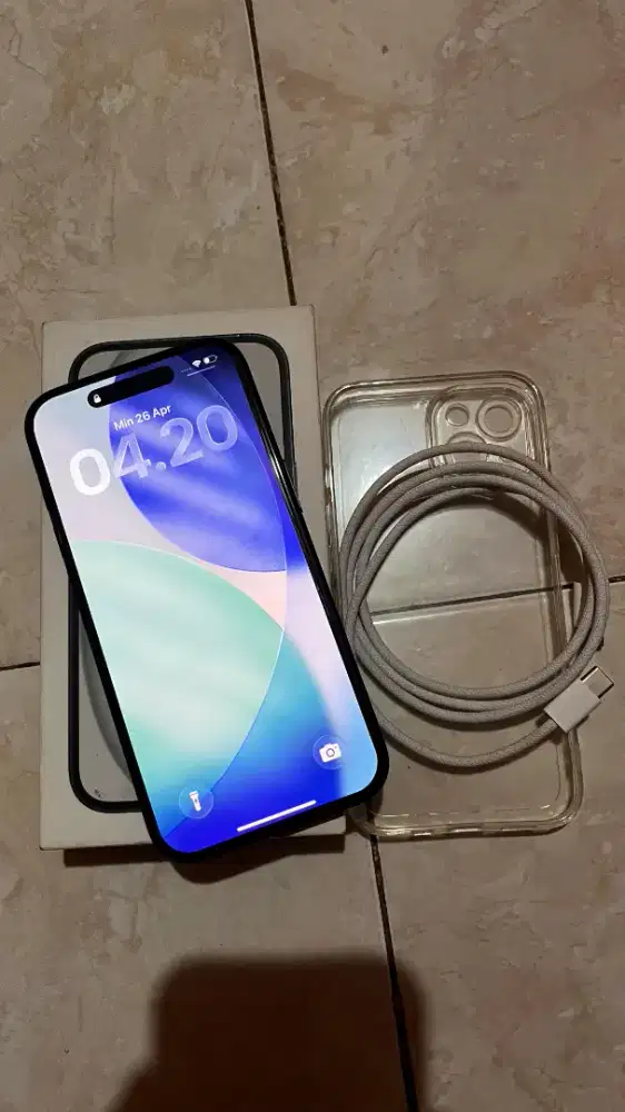 Iphone 15 ibox 128 fullset segel mulus