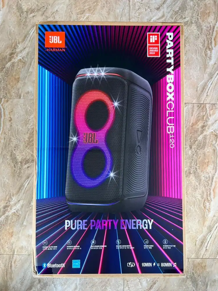JBL Partybox Club 120 segel resmi ims hitam