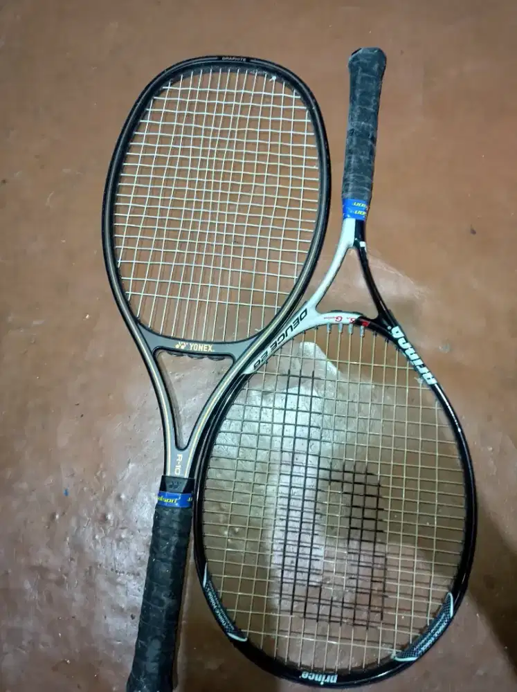 Raket Tenis Prince + Yonex Bekas Murah (2 pcs