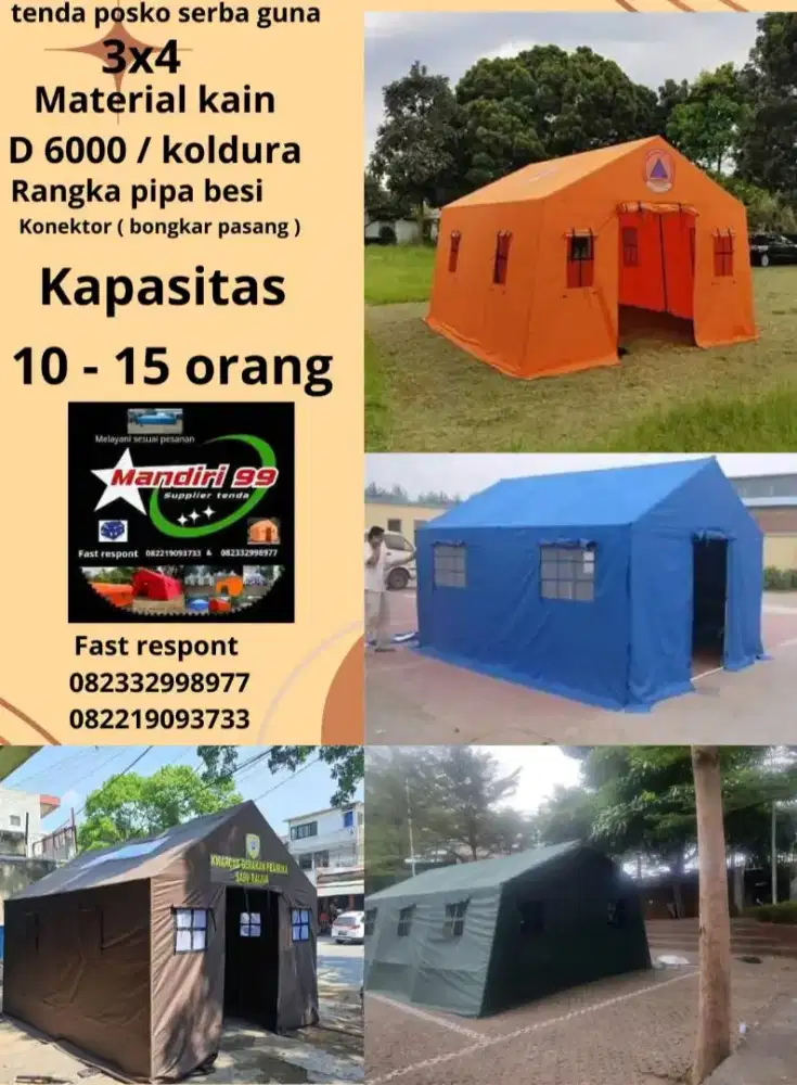 TENDA POSKO SERBA GUNA 4x6