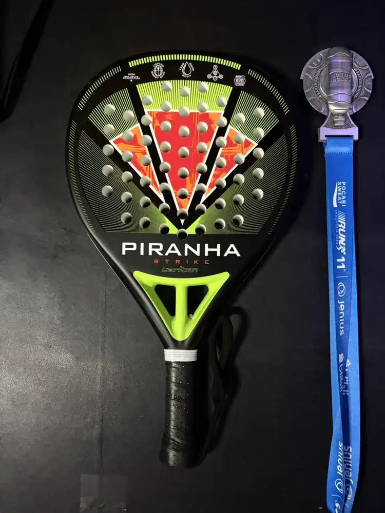 JUAL CEPAT RAKET PADEL CARLTON PIRANHA STRIKE ORIGINAL NEW