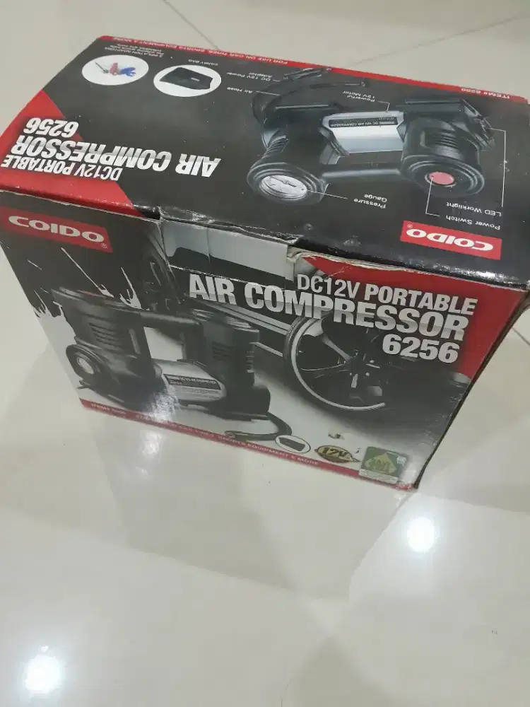 Pompa Ban Mobil COIDO 6256 – Like New, Siap Pakai, Murah!