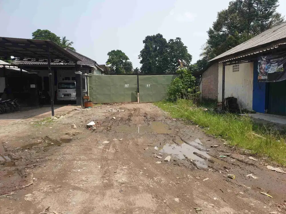 Jual cepat harga murah tanah kosong tepi jalan raya legok parung panjang dekat dari perempatan pabrik LG