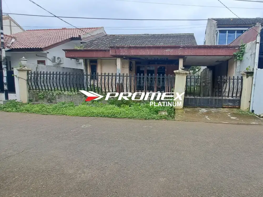 Tanah + Ada Rumah Tua di Dalam Komplek Bukit Cengkeh di Cimanggis, Depok